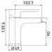 Смеситель для умывальника Loft 6241298C GROSS AQUA