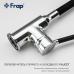 F4044 Смеситель для кухни гибкий излив картридж Ф35 FRAP 4044 Черный хром
