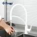 F4552-8 Смеситель для кухни гибкий гусак картридж Ф35 с гайкой FRAP 4552-8 Белый