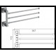 R15013 Полотенцедержатель тройной поворотный R15013 R15013 Полотенцедержатель тройной поворотный R15013