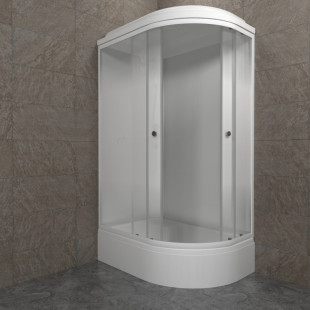 Душевая кабина Тритон "Коралл-Лайт 120x80 L B" 120х80х232 Средний с Полочкой Левая (6мест+сифон ф50)