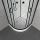Душевая кабина Тритон Прайм-Блэк-Вельвет 90*90А 90х90х220 низкий поддон (3 места)