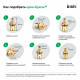 Кран-буксa 20 шлицов 1/2" кер 180° IDDIS 998CR511SM M24, h=51 мм