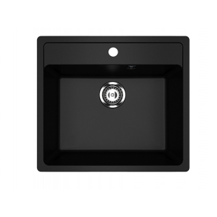 Мойка U-104 56-49.5 (344 ультра-черный) U-104 ULGRAN