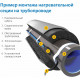 Греющий саморегулируемый кабель с вилкой и муфтой, 4м 40 Вт Freezstop Inside-10-4