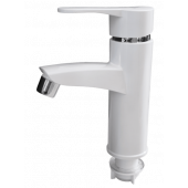 Смеситель ПЛАСТИК для умывальника AQUASTRIDE P02-2H11-34 White (без подводки)