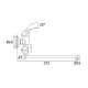 7210213C-35F Смеситель для ванны L-нос GROSS AQUA Mini 7210213-35F