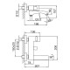F3276-6 Смеситель для ванны ЧЕРНЫЙ FRAP 3276-6 F3276-6 Смеситель для ванны ЧЕРНЫЙ FRAP 3276-6