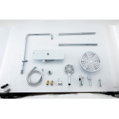 Стойка душ Gappo 2496-20 G2496-20 Белый/хром