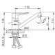 R45101 Смеситель для раковины Ф35 короткий нос FRUD R45101 R45101 Смеситель для раковины Ф35 короткий нос FRUD R45101