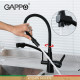 G4398-16 Смеситель для кухни с подкл. фильтра питьевой воды из латуни Gappo ЧЕРНЫЙ 4398-16 G4398-16 Смеситель для кухни с подкл. фильтра питьевой воды из латуни Gappo ЧЕРНЫЙ 4398-16