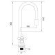 BA5318-1F-E351A-B702 Смеситель для кухни из Латуни