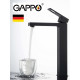 G1017-62 Смеситель для умывальника высокий корпус с гайкой GAPPO 1017-62 цвет-Черный из латуни G1017-62 Смеситель для умывальника высокий корпус с гайкой GAPPO 1017-62 цвет-Черный из латуни