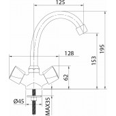Смеситель для умывальника MILARDO Tring TRISB00M01