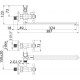 Смеситель для ванны MILARDO Duplex DUPSBL2M10