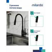 Смеситель для кухни MILARDO Meal M01BL2FM05
