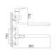 7244268C-35L(F) Смеситель для ванны L-нос GROSS AQUA Delta 7244268C-35L(F)