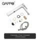 G1018-2 Смеситель для умывальника высокий корпус с гайкой GAPPO 1018-2 цвет-хром из латуни G1018-2 Смеситель для умывальника высокий корпус с гайкой GAPPO 1018-2 цвет-хром из латуни