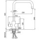 R43054-8 Смеситель для кухни с подключением фильтра питьевой системы FRUD 43054-8 Белый R43054-8 Смеситель для кухни с подключением фильтра питьевой системы FRUD 43054-8 Белый