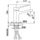 F1062 Смеситель для умывальника литой корпус FRAP Черный 1062 F1062 Смеситель для умывальника литой корпус FRAP Черный 1062