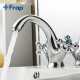 F1019 Смеситель для умывальника 2-х вентильный литой корпус FRAP 1019 F1019 Смеситель для умывальника 2-х вентильный литой корпус FRAP 1019