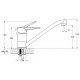 Смеситель в кухню SOLONE 4L-A045 (25cm) (20/2) Смеситель в кухню SOLONE 4L-A045 (25cm) (20/2)