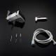 G7207-8 Смеситель с гигиеническим душем Gappo Белый-Хром Латунь G7207-8 Смеситель с гигиеническим душем Gappo Белый-Хром Латунь
