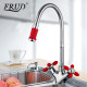R43127-10 Смеситель для кухни гибкий излив 2-х вент крепение гайка FRUD 43127-10 Красный
