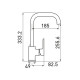 3243298C-B07 Смеситель для кухни высокий гусак GROSS AQUA LOFT 3243298C-B07