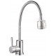 Смеситель в кухню SOLONE EZA4-A090 (НЕРЖ) (10)