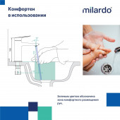 Смеситель для умывальника MILARDO Azure AZUSB00M01