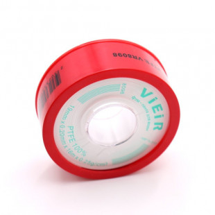 Фум-лента VR8098 красн (19*15*0,2мм) 0,25g/cm³ -100+370°С VIEIR