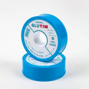Фум-лента GLU TIM голуб (19*15*0,25мм) 0,3g/cm³ -200+100°С MB1519-030