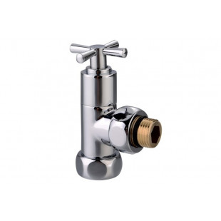 Вентиль запорный угловой для П/С 3/4"х1/2" вн/нар крест (1шт)
