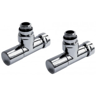 Комплект Вентилей запорных угловой для П/С 3/4"х1/2" вн/нар колп