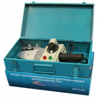 Сварочный аппарат AQUAPROM M40/3 1500 Вт PP-R(в компл. насадки 20-32) Мет. короб. 521678