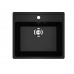 Мойка U-104 56-49.5 (344 ультра-черный) U-104 ULGRAN