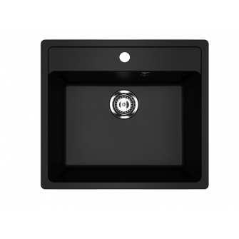 Мойка U-104 56-49.5 (344 ультра-черный) U-104 ULGRAN