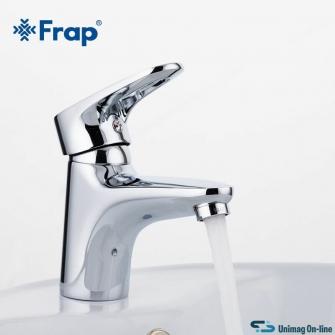 F10702-B Смеситель для умывальника литой корпус картридж 40мм FRAP 10702