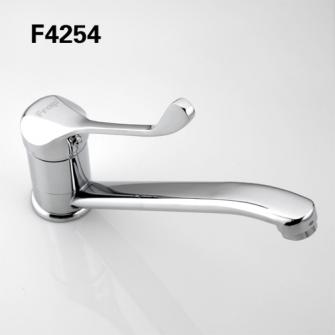 F4254 Смеситель для кухни поворотный гусак 25см, картридж Ф40 FRAP 4254 ручка хирургическая