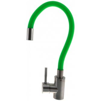 Смеситель в кухню SOLONE EZA4-F090GN (НЕРЖ) ЗЕЛЕНЫЙ (10)